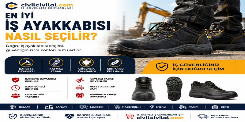 En İyi İş Ayakkabısı Nasıl Seçilir? İş Güvenliği İçin Doğru Ayakkabı Rehberi