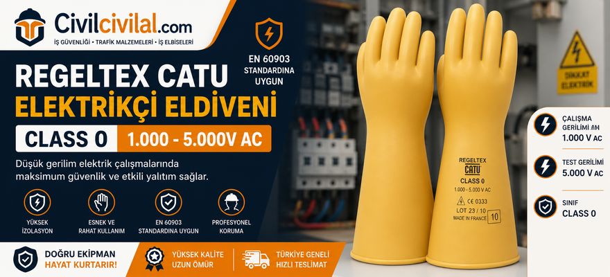 REGELTEX CATU Class 0 İzole Elektrikçi Eldiveni (1.000V – 5.000V AC) Nedir?