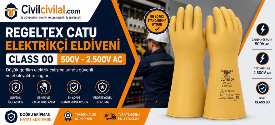 REGELTEX CATU Class 00 İzole Elektrikçi Eldiveni (500V – 2.500V AC) Nedir?