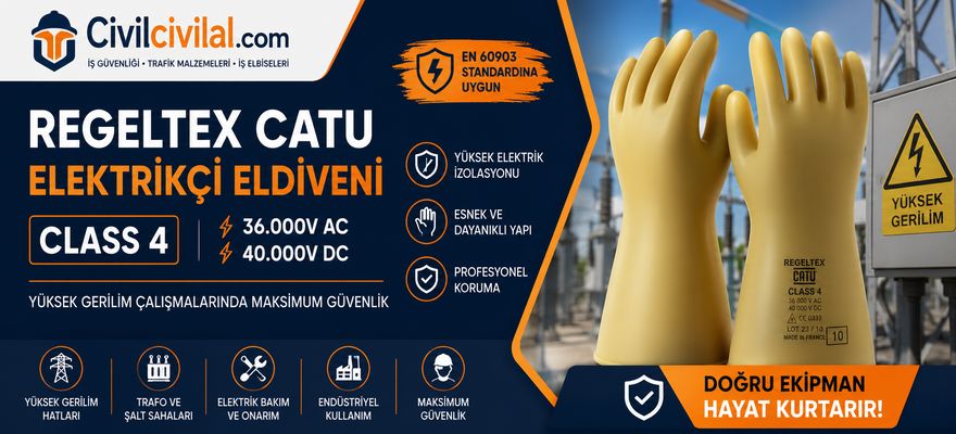 REGELTEX CATU Elektrikçi Eldiveni Class 4 (36.000V AC / 40.000V DC) Nedir?