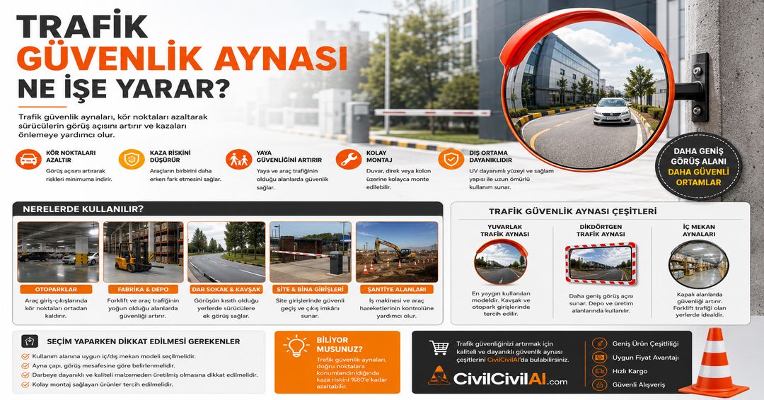 Trafik Güvenlik Aynası Ne İşe Yarar?