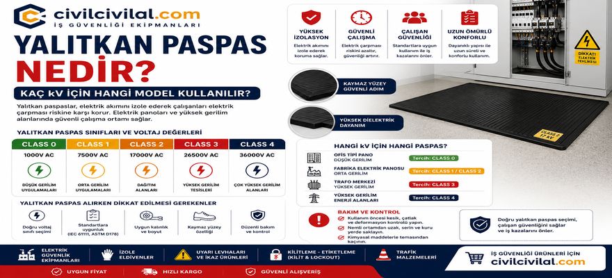 Yalıtkan Paspas Nedir? Kaç kV İçin Hangi Model Kullanılır?