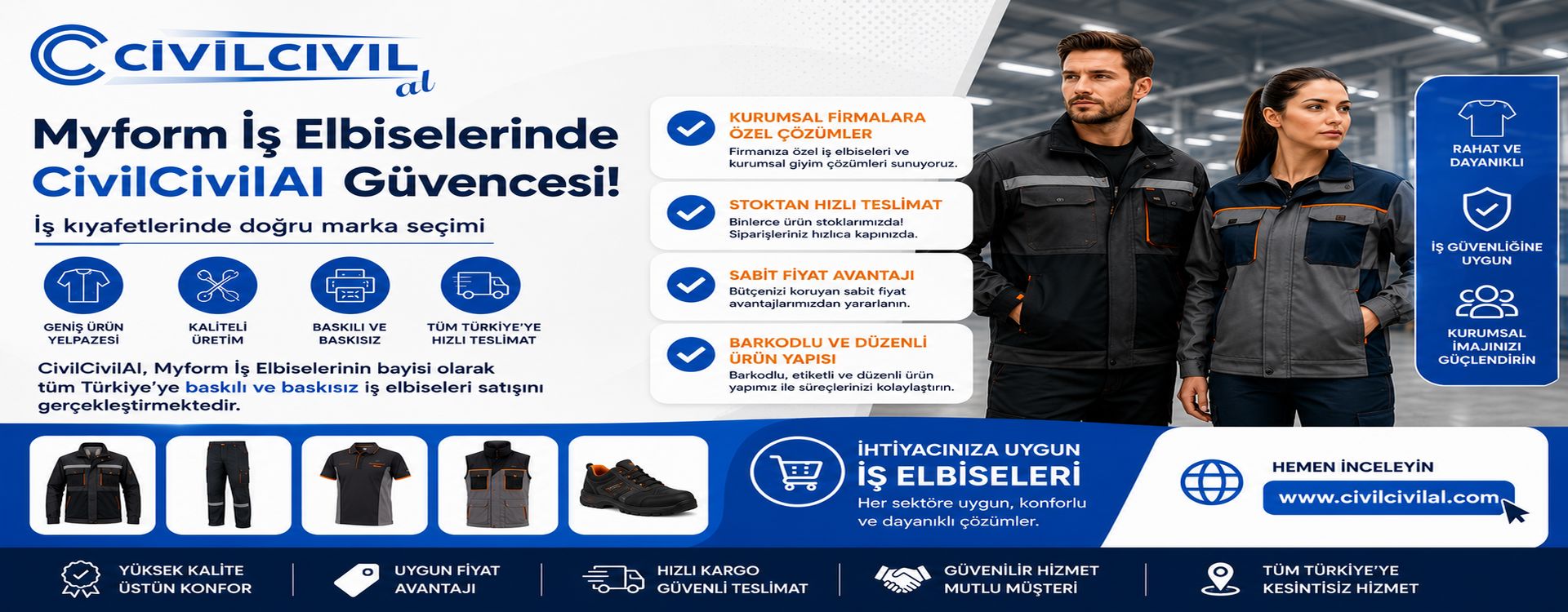 İŞ ELBİSELERİ