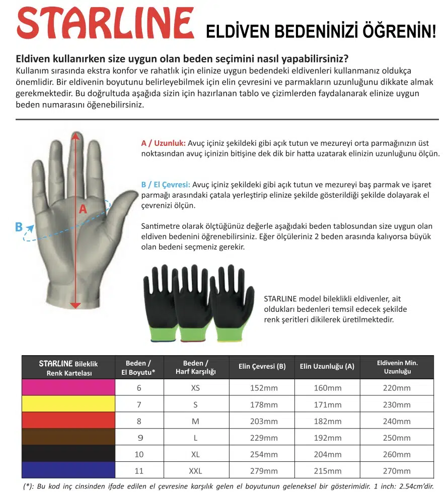 1 Çift Deri Eldiven Starline E-1203 3123X No:10 Xl 1 Çift Deri Eldiven Starline E-1203 3123X No:10 Xl