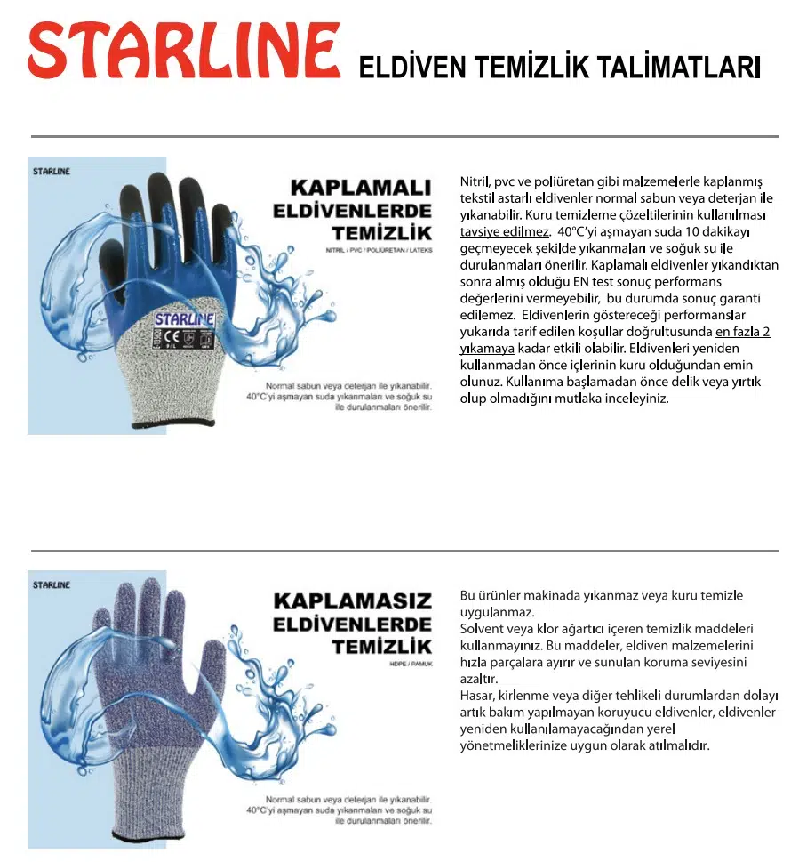 5 Çift Deri Eldiven Starline E-1203 3123X No:10 Xl 5 Çift Deri Eldiven Starline E-1203 3123X No:10 Xl